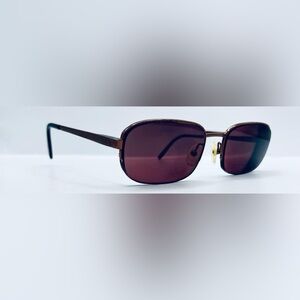 Essential Eyewear EN5668 Brown Oval Half-Rim Sunglasses Frames Only